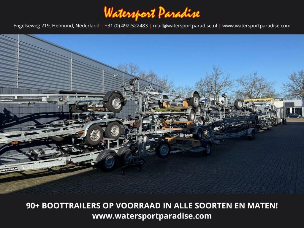 90+ BOOTTRAILERS OP VOORRAAD! | Stallingstrailers | Geremd, Enlèvement, Remorque de stockage