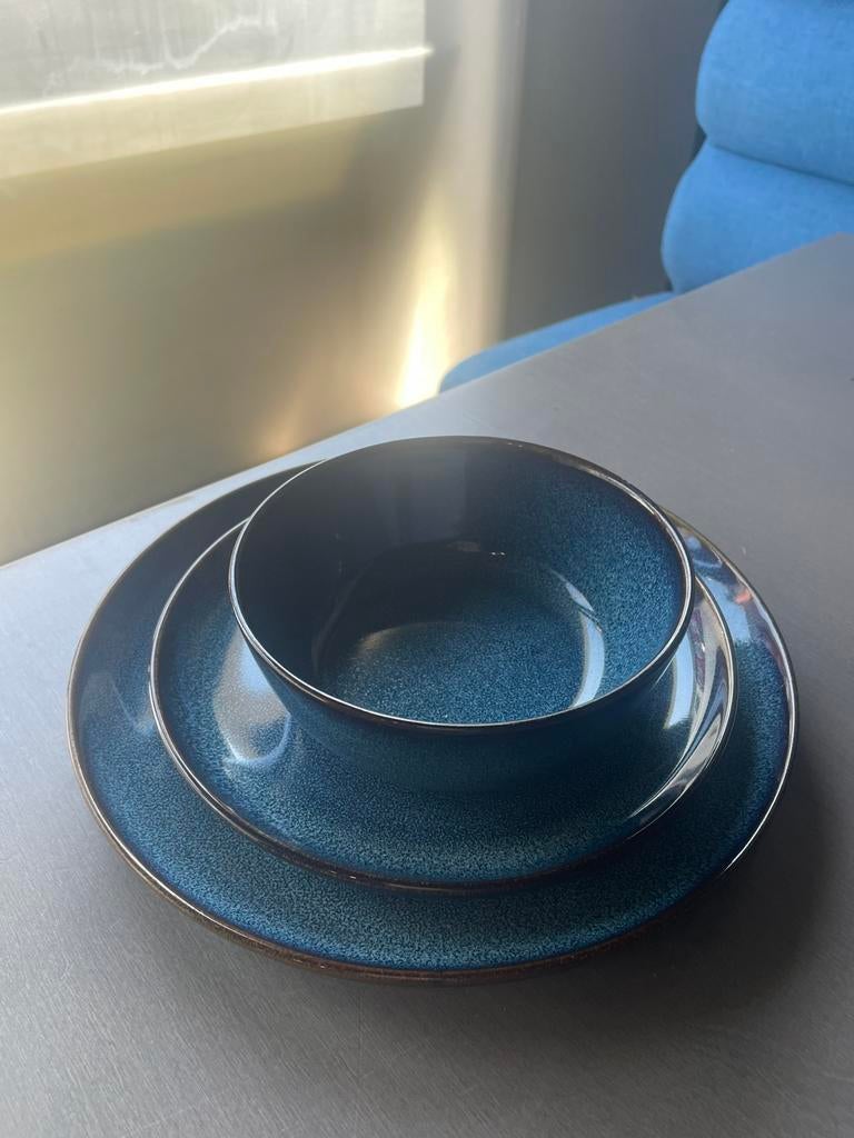 Ikea servies gladelig, Huis en Inrichting, Keuken | Servies, Ophalen, Zo goed als nieuw, Bord(en)