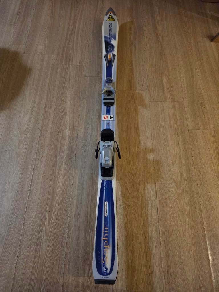 Rossignol Saphir 140 cm dames - Wit/Blauw, Sport en Fitness, Skiën en Langlaufen, Ophalen, Ski, Rossignol