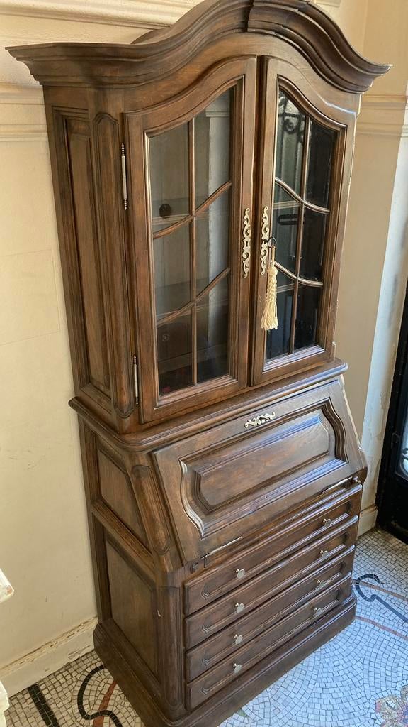 Mooie buffetkast - vitrinekast / antiek - vintage - retro, Huis en Inrichting, Kasten | Buffetkasten, Ophalen, Gebruikt