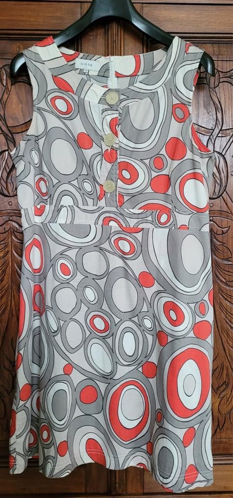 Luchtig zomers kleed merk Gigue, 44..als nieuw, Ophalen of Verzenden