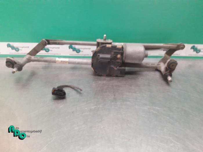 Moteur + mécanique essuie-glace d'un Volkswagen Jetta (Jett, Volkswagen, -, 3 mois de garantie, Utilisé