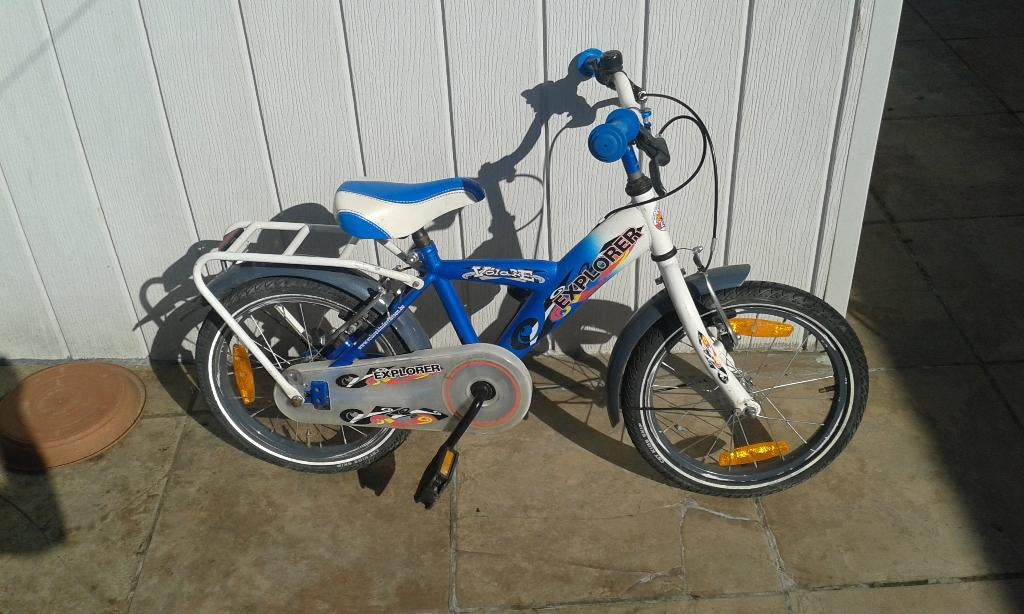 kinderfiets 16 inch, Ophalen, Zo goed als nieuw, 16 tot 20 inch, Zijwieltjes