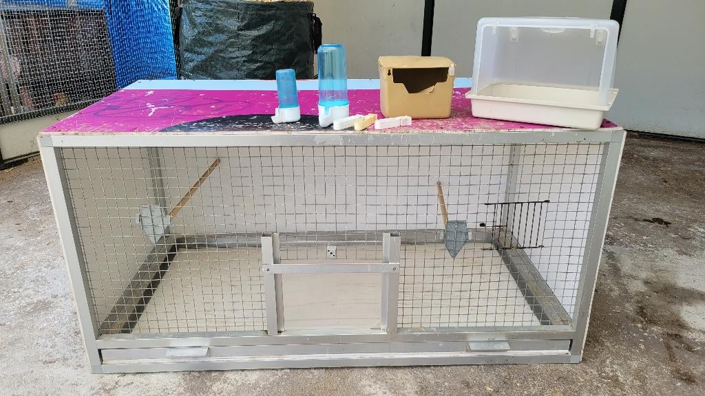 Kweekkooi alu 100x50x50, Enlèvement, Utilisé, Aluminium, Cage d'élevage