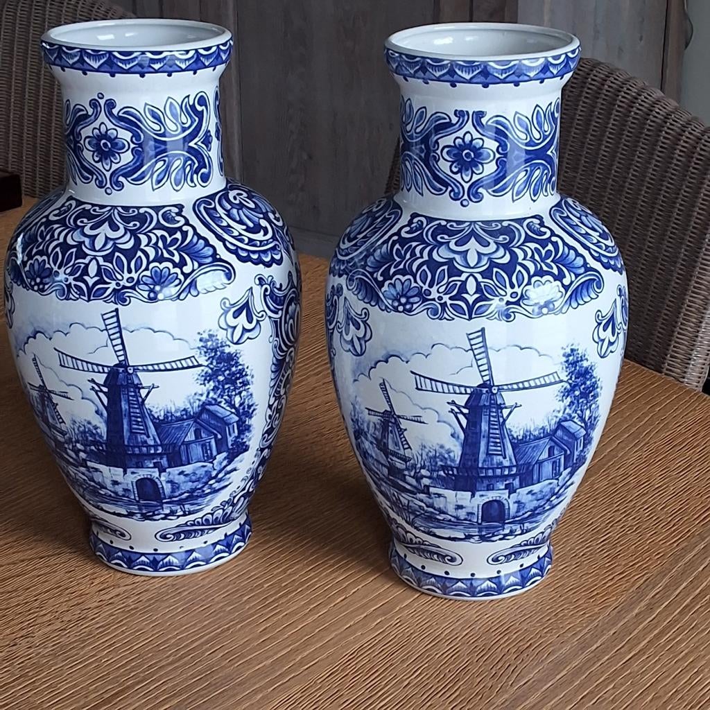 Mooie vazen delft blauw., Antiek en Kunst, Antiek | Vazen, Ophalen