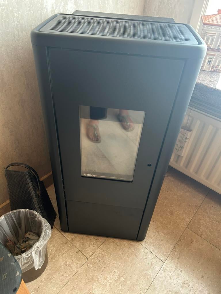 Te koop pelletkachel Rika, Ophalen, Zo goed als nieuw, Pelletkachel