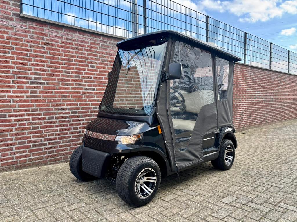 Prachtige Elektronische Golfkar met BAANREGISTRATIE en Bash, Ophalen of Verzenden, Zo goed als nieuw, Golfkar, Overige merken