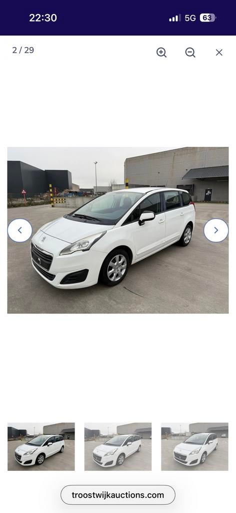 peugeot 5008, Auto's, Particulier, Te koop, Benzine