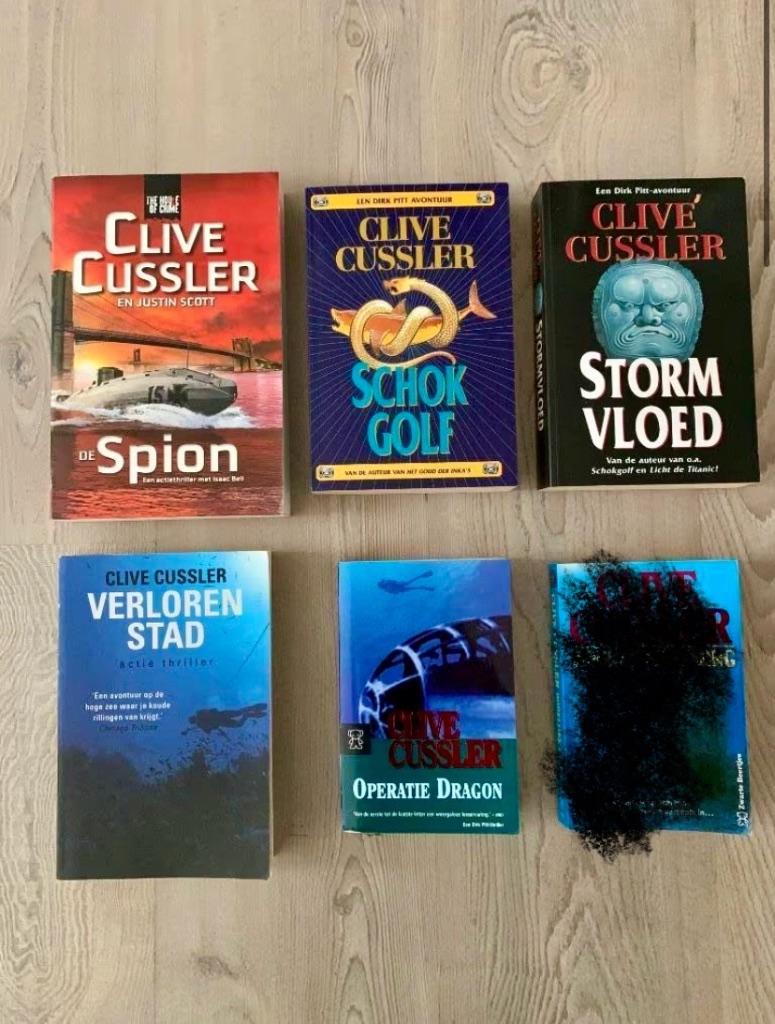 5 x Clive Cussler, in perfecte staat, Ophalen of Verzenden, Gelezen