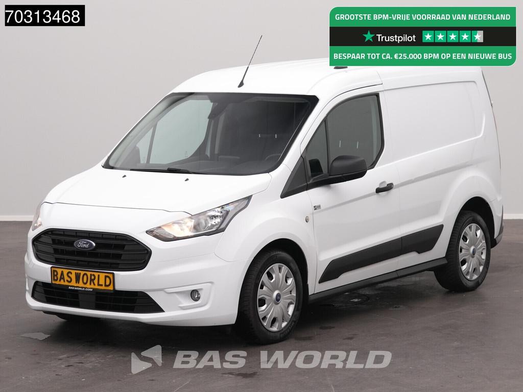 Ford Transit Connect 100PK Benzine L2H1 Navi Airco Cruise Ca, Auto's, Bestelwagens en Lichte vracht, Cruise Control, 1486 kg, Stof