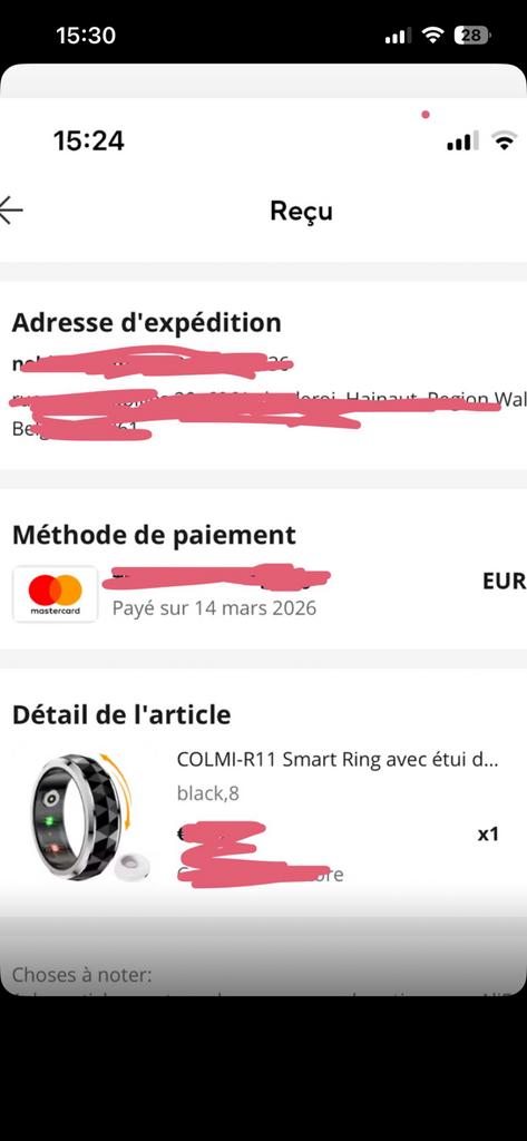 Bague connecté Colmi R11