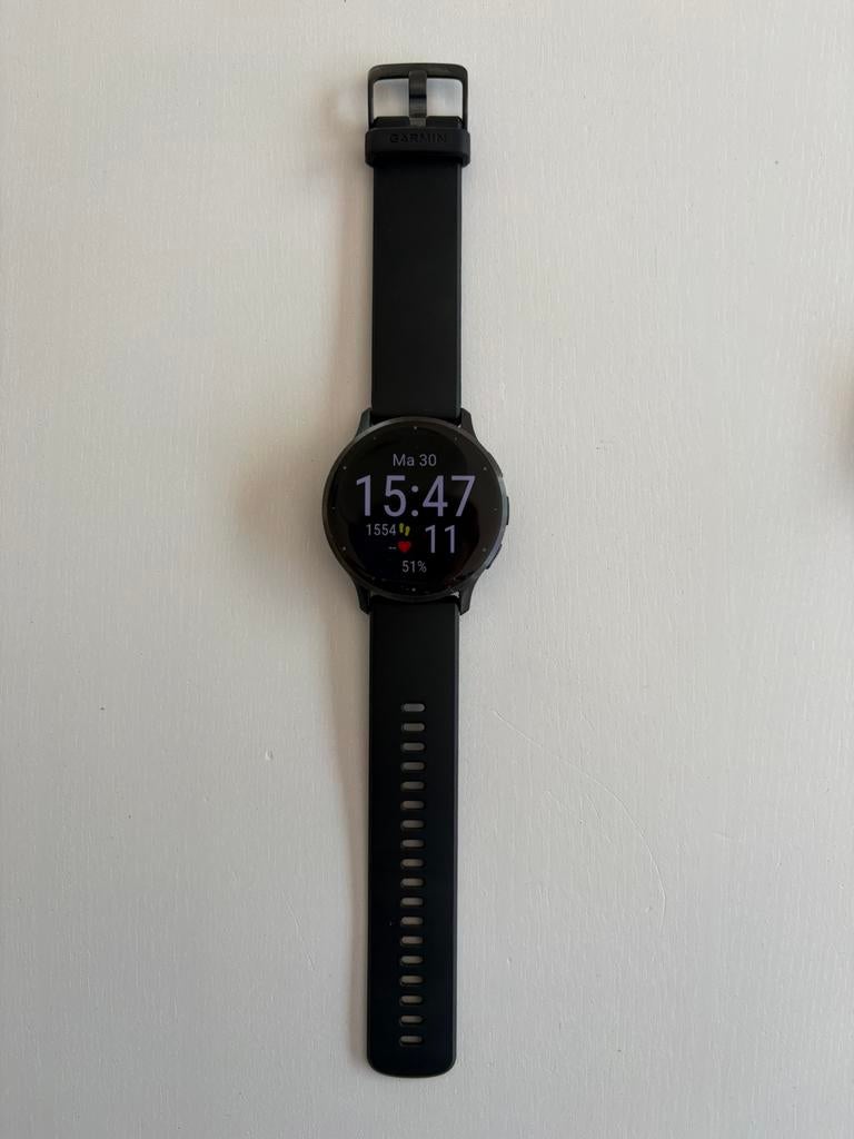 Garmin Venu 3 - 45mm Amoled scherm Zwart, Ophalen, Gebruikt, Zwart