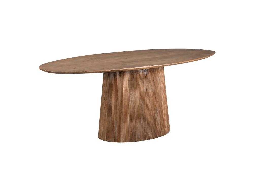 Ovale eetkamertafel Rome te koop!, Ophalen, Overige materialen, 100 tot 150 cm, Japandi / Scandinavisch