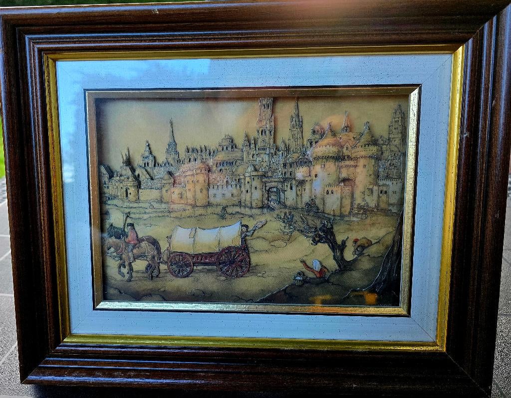 Kunst gekartoneerd Brugge, Enlèvement