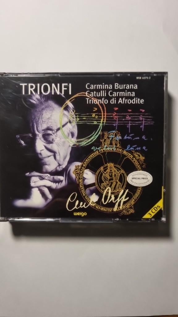 trionfi carl orff, CD & DVD, CD | Pop, Enlèvement ou Envoi, 1980 à 2000, Utilisé