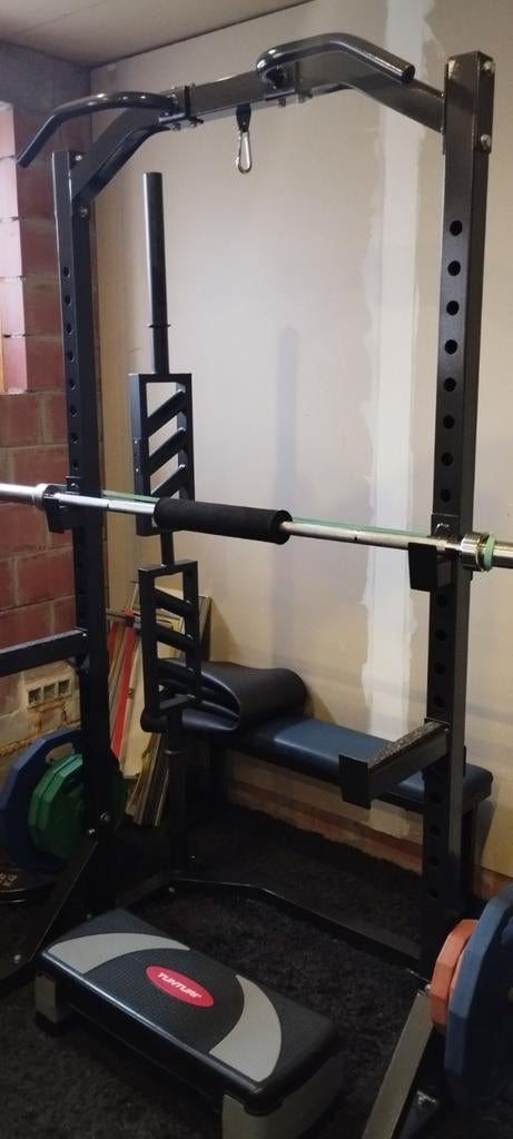 Power Rack Taurus Olympic Bar Olympische schijven, Ophalen