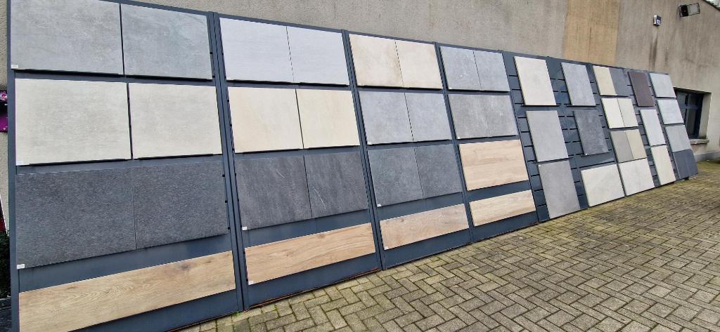 (TIP) Terrastegels bestellen Gigategelstore Bellen., Tuin en Terras, Ophalen, Nieuw, Keramiek, Terrastegels