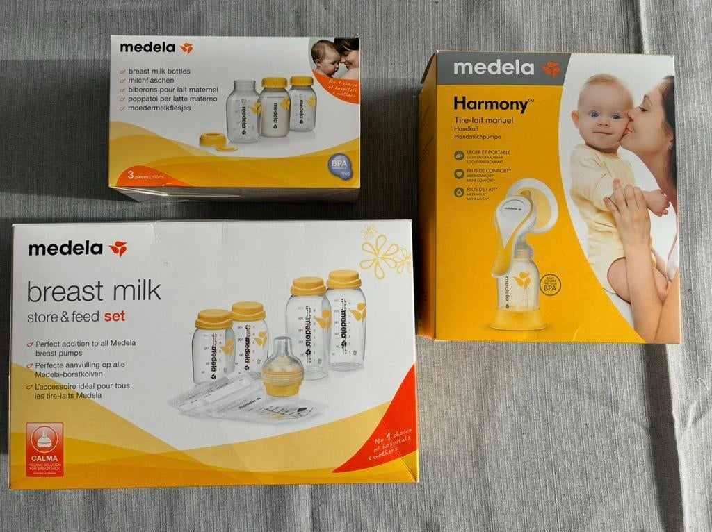 Medela set, Kinderen en Baby's, Ophalen, Zo goed als nieuw, Borstkolf