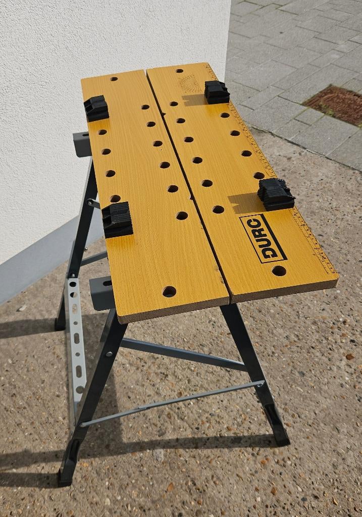 Werkbank verkocht, Doe-het-zelf en Bouw, Werkbanken, Ophalen, Zo goed als nieuw, Inklapbaar