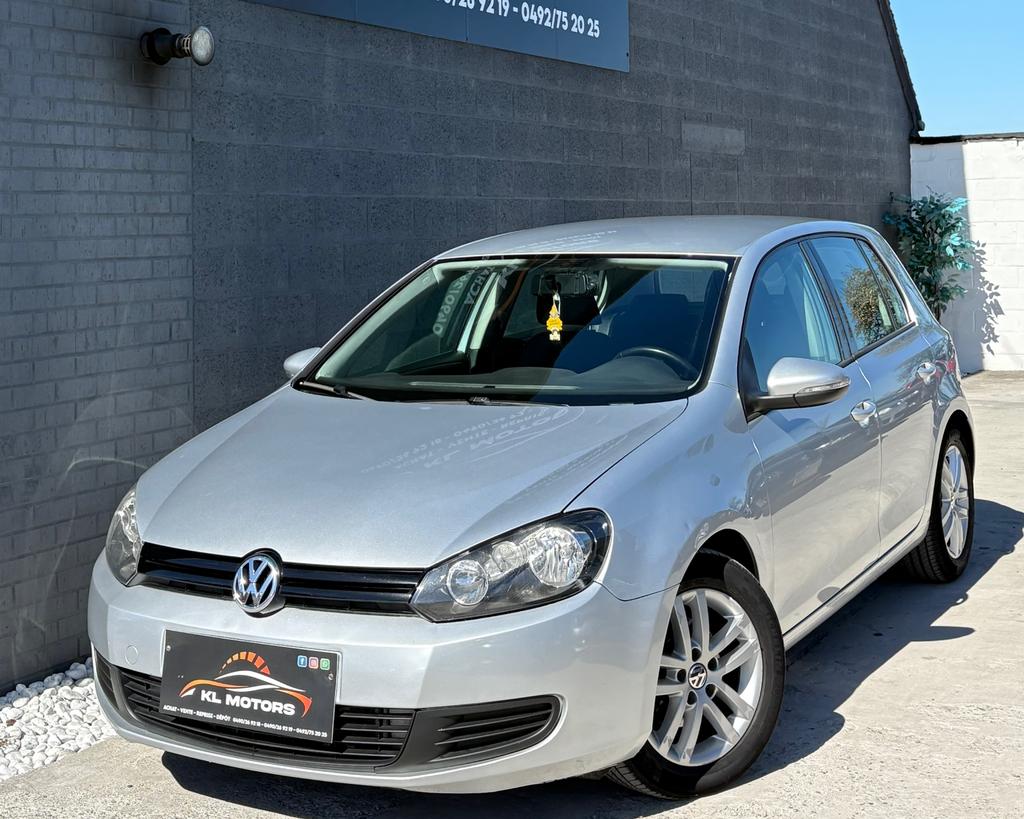 VW GOLF 6 BLUEMOTION 1.6CR TDI 105CV 215 000KM CARPASS 2011, Autos, Volkswagen, Entreprise, Golf, Diesel, Euro 5, Hatchback, 5 portes