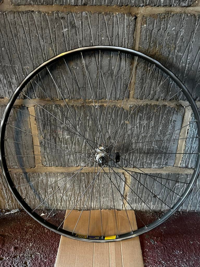 Mavic GP4 Tubular wielset - Campagnolo Record, Fietsen en Brommers, Ophalen, Gebruikt, Wiel