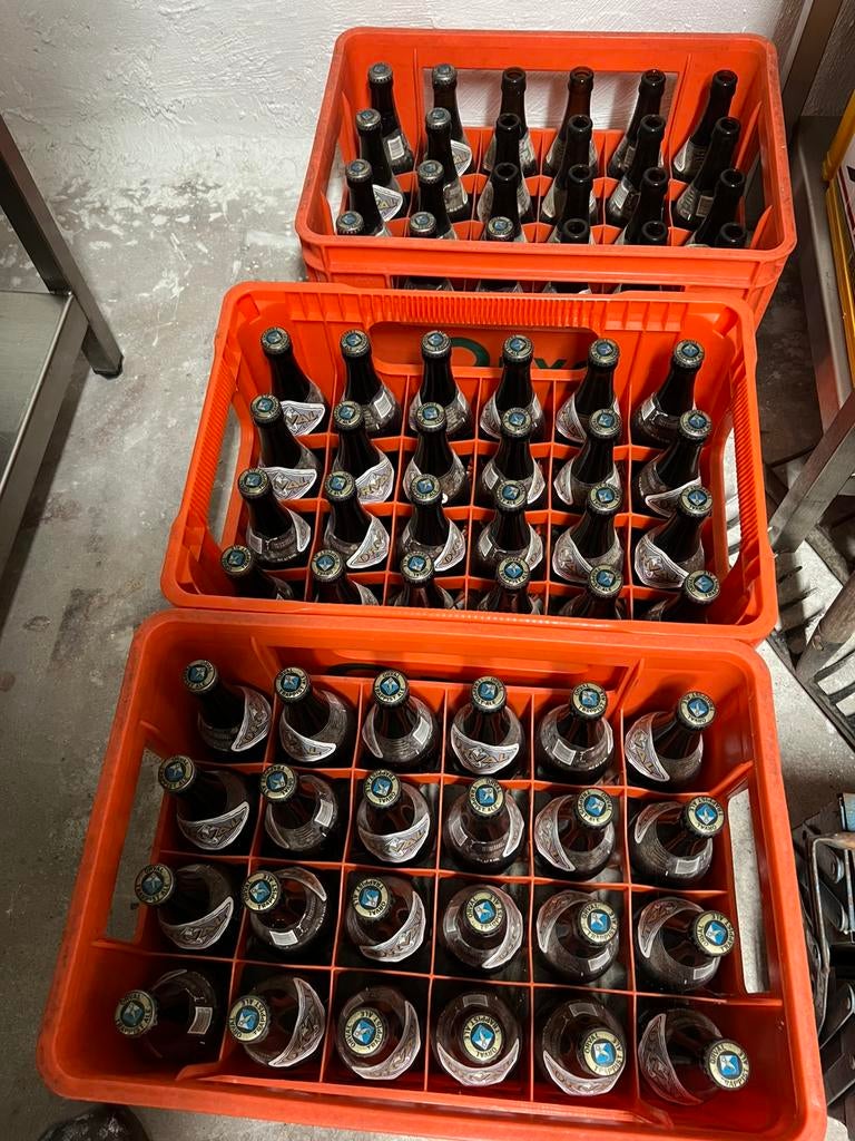 1 bak gerijpte Orval bier trappist productiedatum 2021, Ophalen, Nieuw, Flesje(s), Oranjeboom