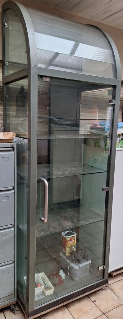 Grote sterke vitrinekast, Huis en Inrichting, Kasten | Vitrinekasten, Ophalen