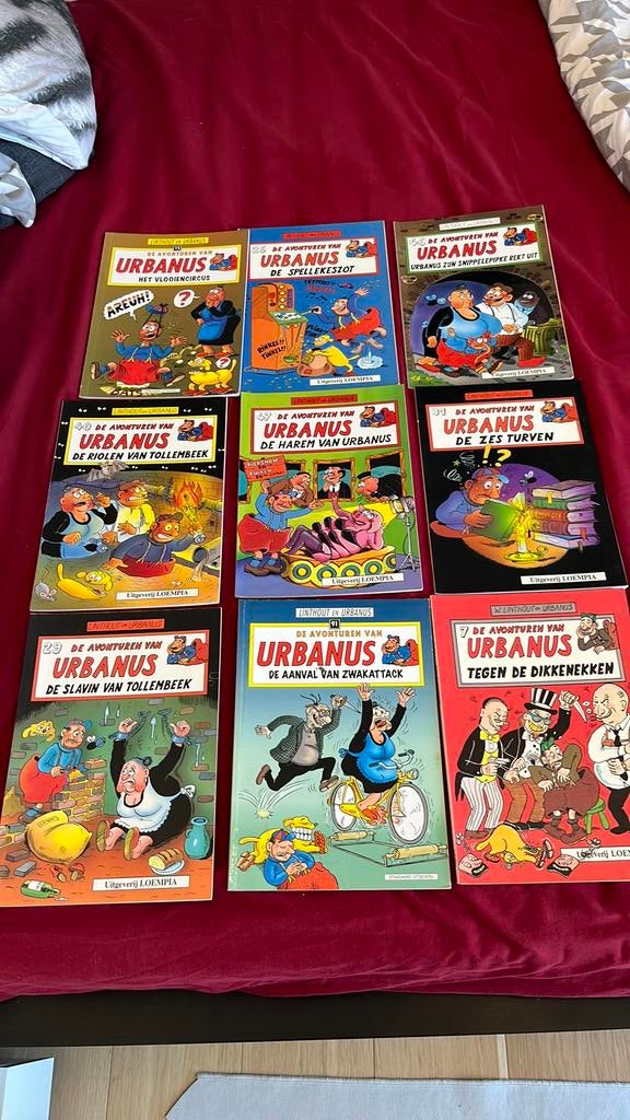 9 Urbanus strips, Boeken, Strips | Comics, Meerdere comics, Ophalen, Zo goed als nieuw, Europa