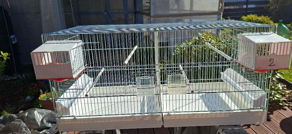 cage élevage Domus Molinari 90cm, Dieren en Toebehoren, Ophalen, Zo goed als nieuw, Metaal, Broedkooi of Kweekkooi