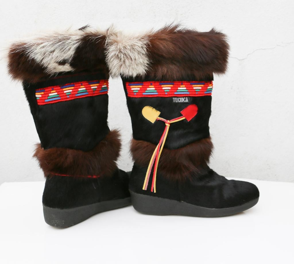 Nieuwe gevoerde laarzen van Tecnica maat 38, Hoge laarzen, Zwart, Nieuw, Ophalen of Verzenden