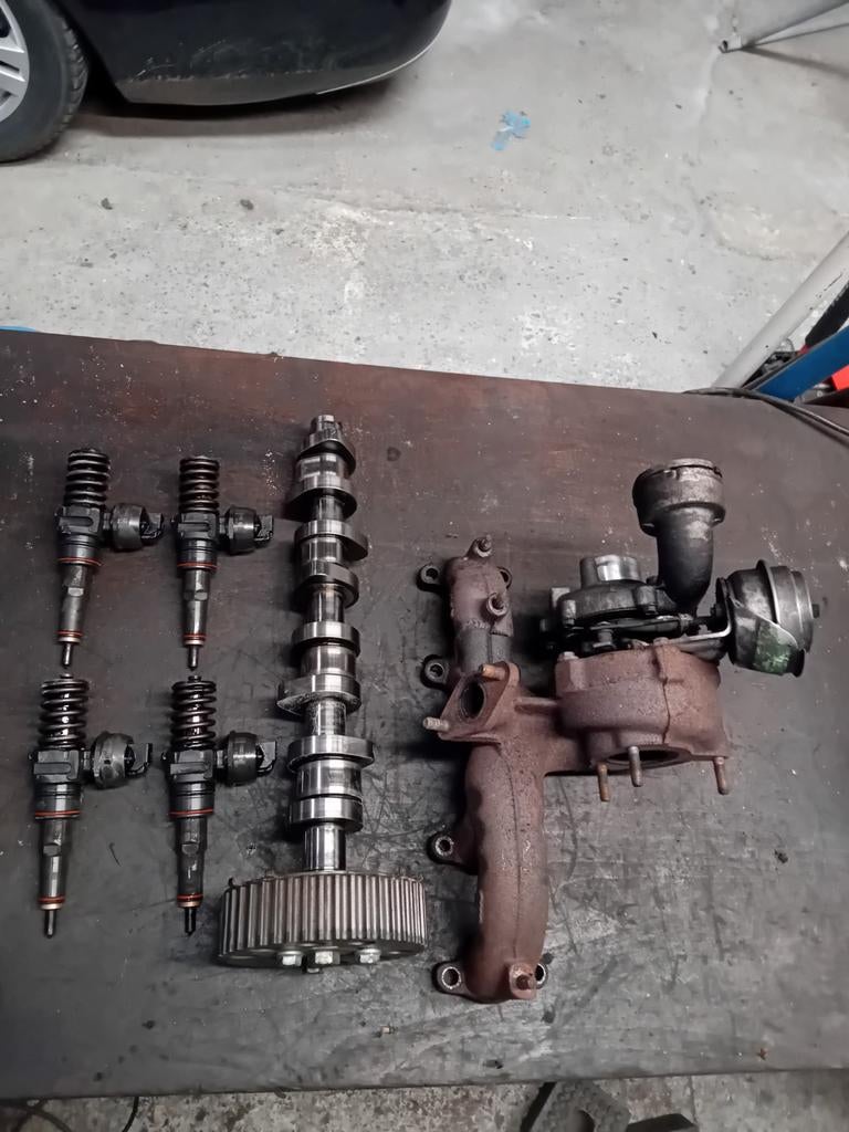 Injectors/nokkenas ASZ audi A3 1.9tdi130PK +onderdelen, Ophalen, Audi