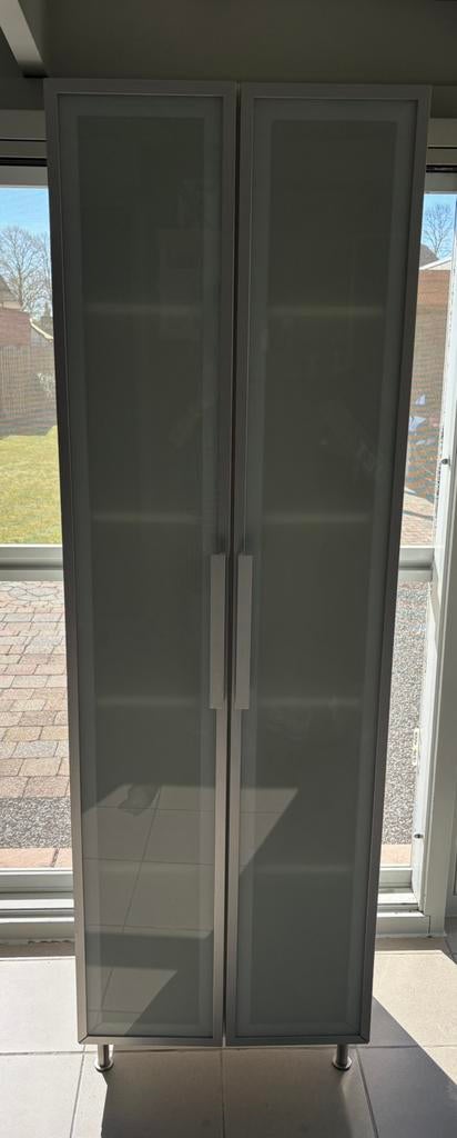 Kast IKEA H190xB60xD38,5 em met klink D41, Huis en Inrichting, Ophalen, Glas, 50 tot 100 cm, Modern
