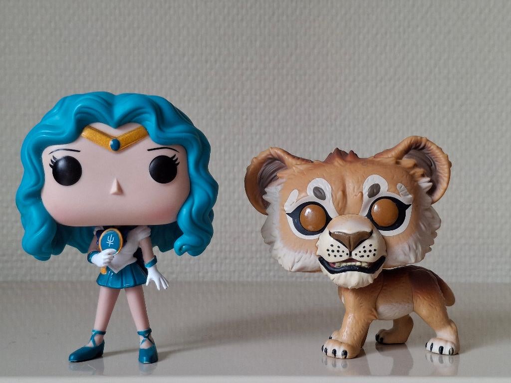 2 Funko Pop Figuren ( The Lion King Simba - Sailor Neptune), Verzamelen, Poppetjes en Figuurtjes, Ophalen of Verzenden