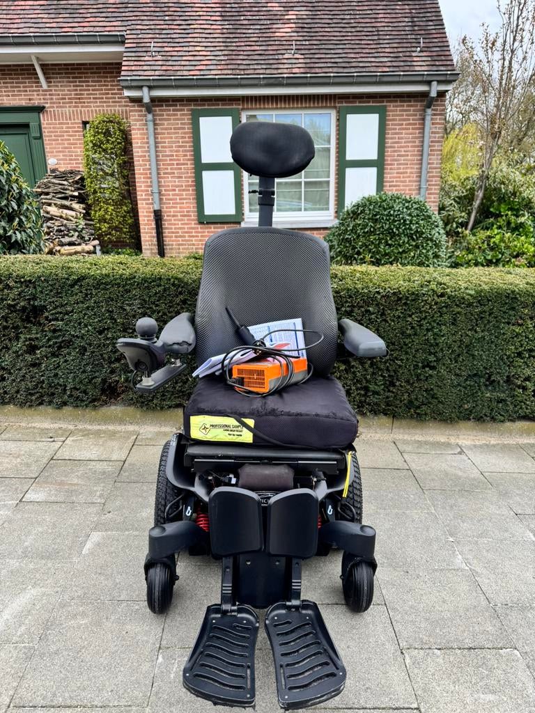 quickie Q500M electrische rolstoel 6wiel Invalide rolwagen, Diversen, Ophalen of Verzenden, Inklapbaar, Zo goed als nieuw, Elektrische rolstoel