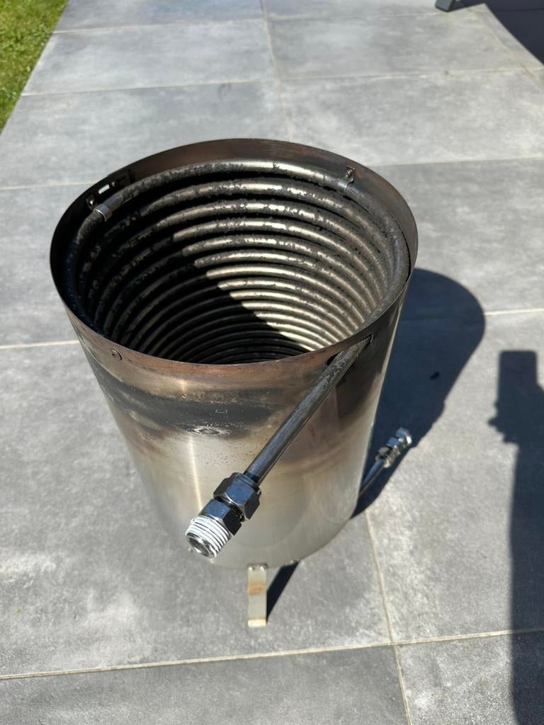 Houtgestookte zwembadverwarming, Ophalen, Zo goed als nieuw, Verwarming