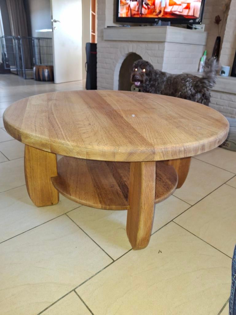 Eiken salontafeltje, Ophalen