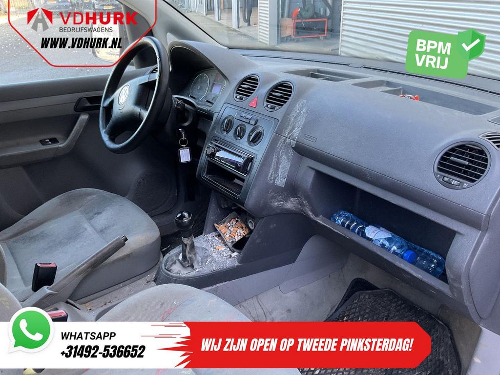 Volkswagen Caddy 2.0 SDI EXPORT ONLY Airco/ Cruise/ Trekhaak, Auto's, Cruise Control, Bedrijf, Zilver of Grijs, Te koop