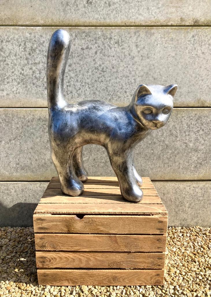 Beeld kat / poes H68cm WEG = WEG, Ophalen, Nieuw, Overige materialen, Dierenbeeld