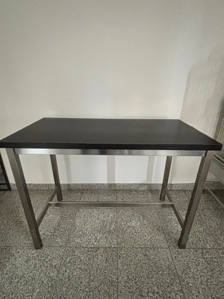 Hoge tafel H90 B60 L120, Ophalen, Gebruikt, 75 cm of meer, 150 tot 200 cm