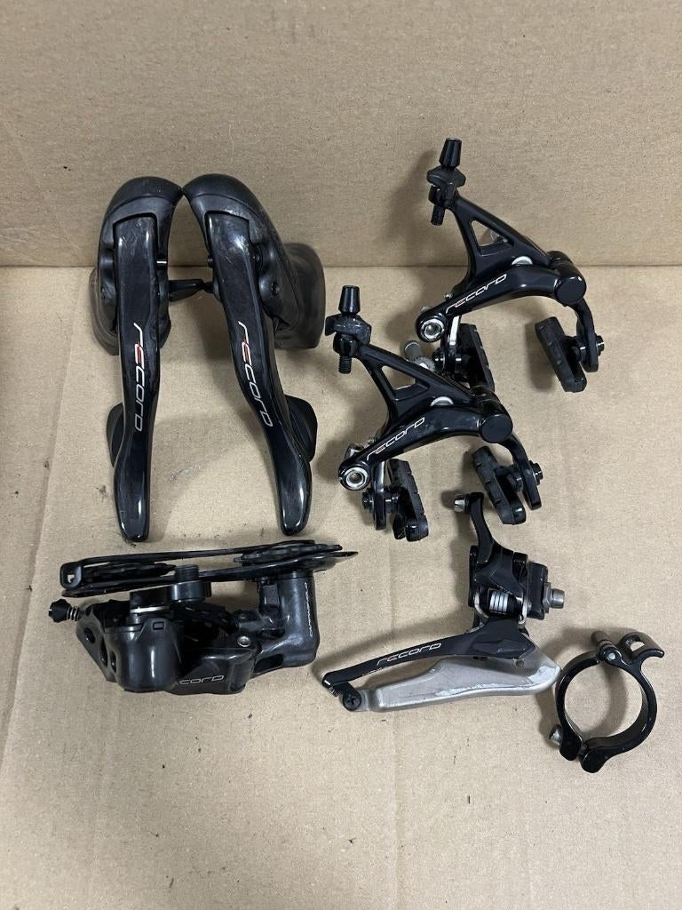 Campagnolo Record 12-speed racefietsgroepset met velgremmen, Ophalen of Verzenden, Gebruikt