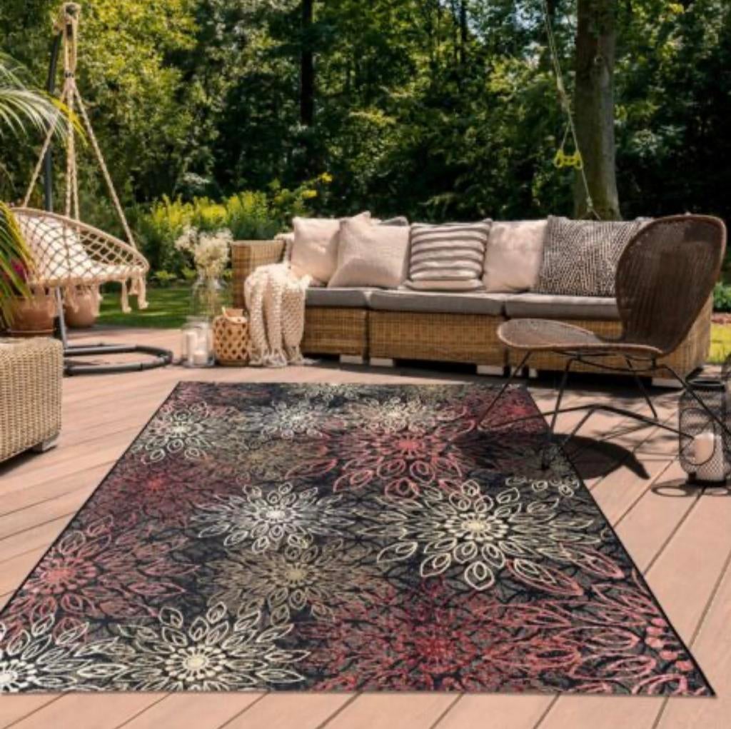Nieuw ORADE kilim buiten of binnenkleed– stijlvol & duurzaam, Tuin en Terras, Terrasdelen en Vlonders, Zo goed als nieuw, Ophalen