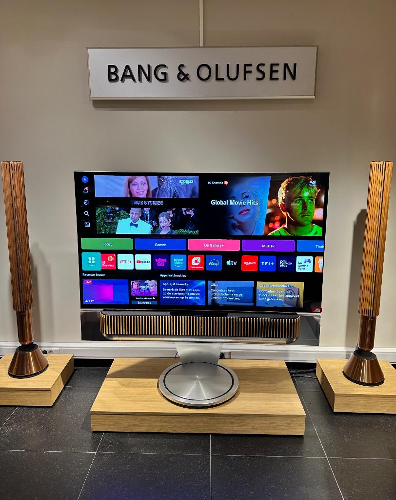 Bang & Olufsen Beovision Theatre 65 + LG65" G5 Oled 4K - B&O, Info@bang-olufsen.dk, Comme neuf, Enlèvement, 100 cm ou plus