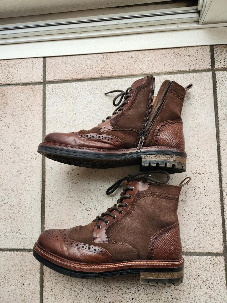 Heren schoen 41, Vêtements | Hommes, Chaussures, Daniel kenneth, Bottes, Comme neuf, Brun