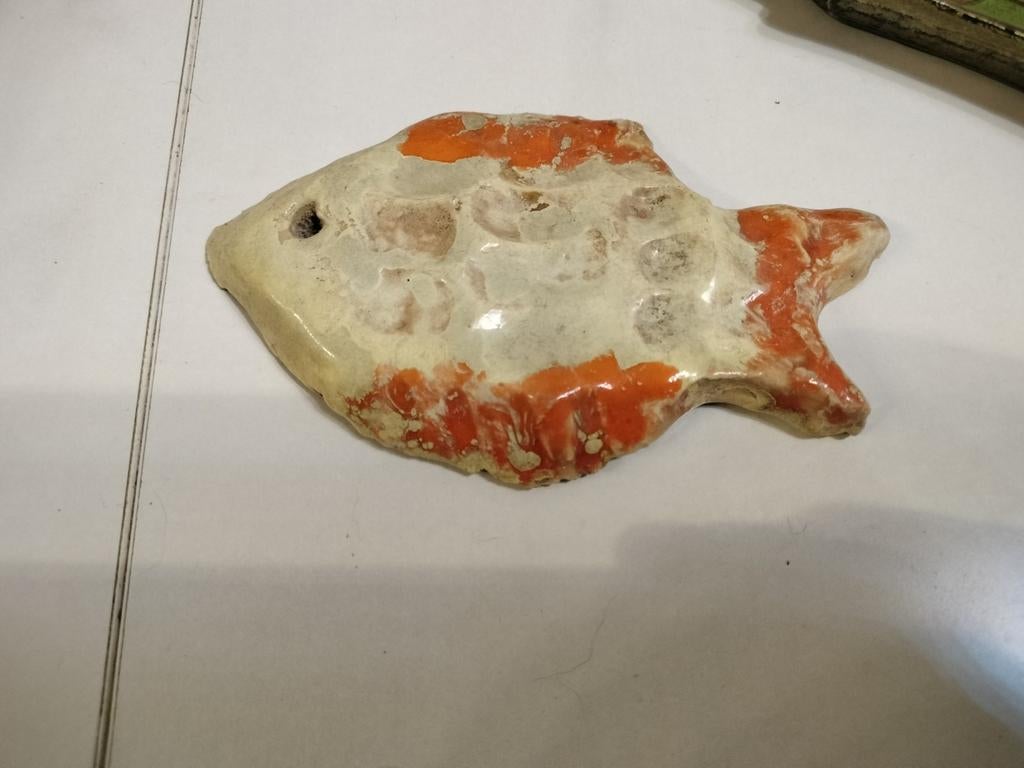 Poisson en céramique a appliquer sur carnage, Ophalen