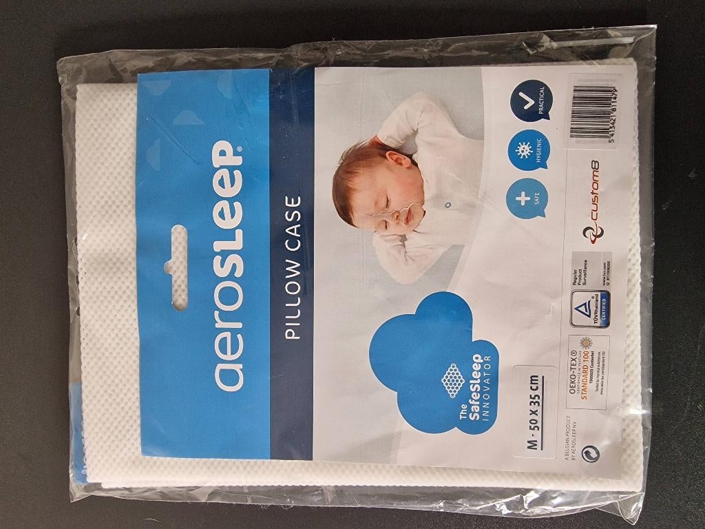 Kussensloop 5035 aerosleep, Ophalen, Jongetje of Meisje, Wit, Nieuw