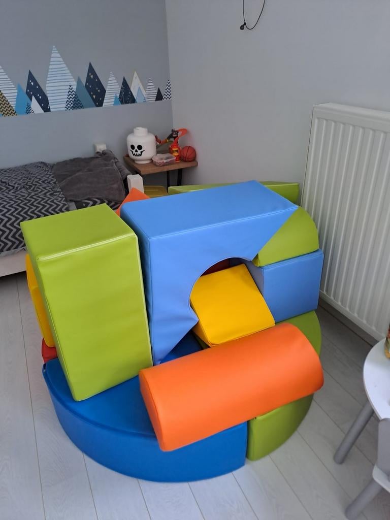Leuke speelblokken ( 15 stuks) van zachte foam, Ophalen