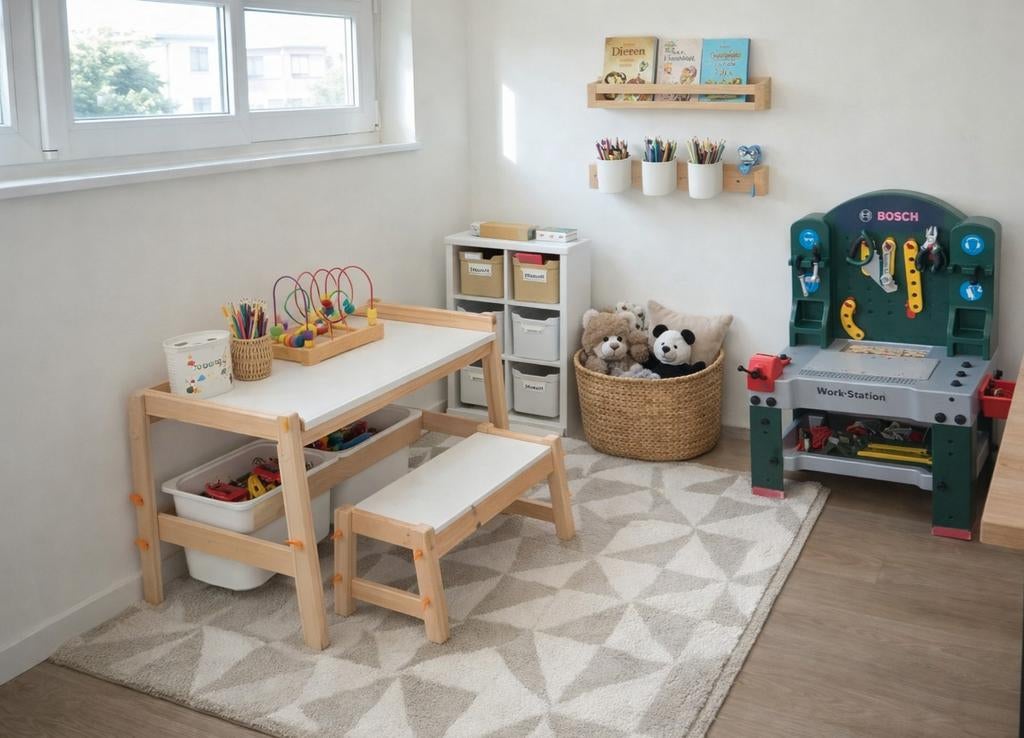 Theo Klein Werkbank Bosch met accessoires, Ophalen