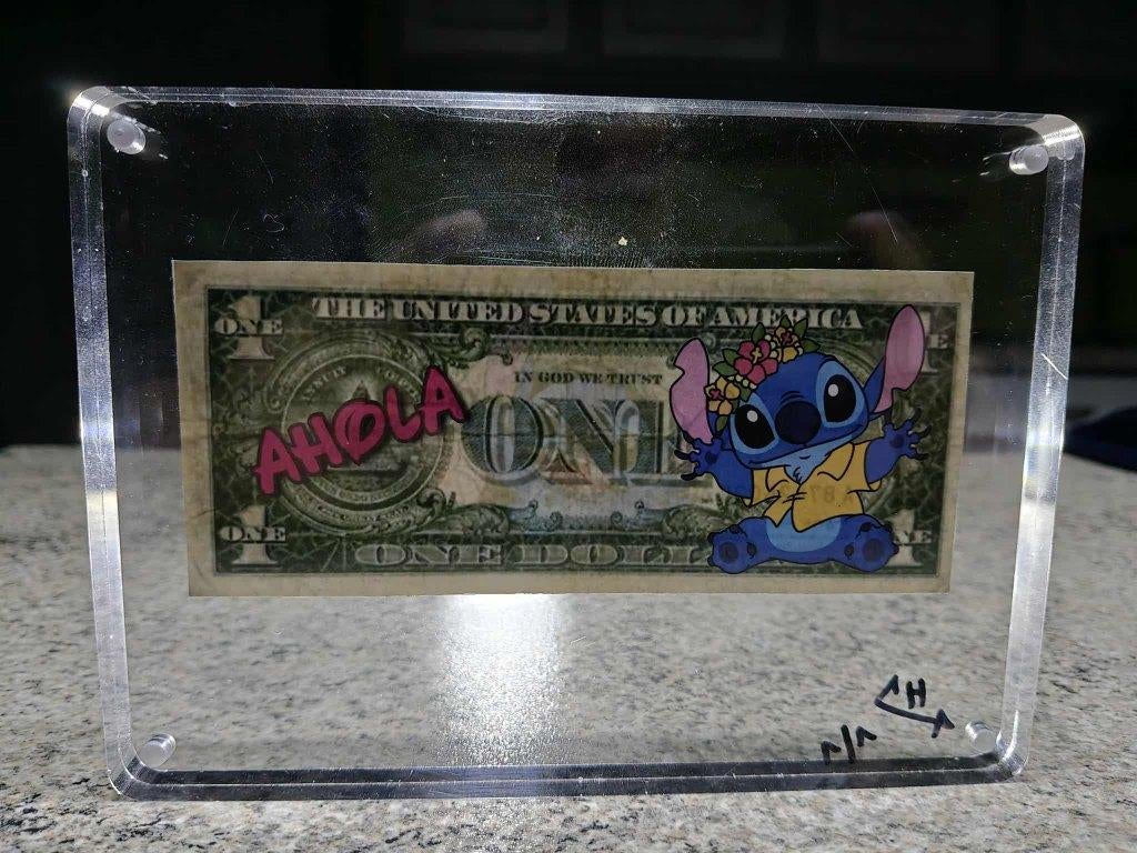 1 dollar briefje stitch, Postzegels en Munten, Bankbiljetten | Amerika, Ophalen of Verzenden, Midden-Amerika, Los biljet