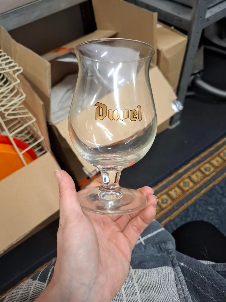 Duvel glas superstaat, Ophalen of Verzenden
