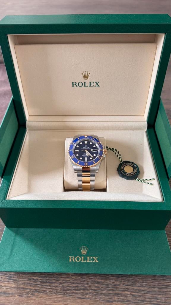 Rolex Submariner 126613LB, Handtassen en Accessoires, Horloges | Heren, Gebruikt, Rolex, Polshorloge, Ophalen of Verzenden